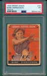 1933 Sport Kings #45 Babe Didrickson PSA 1