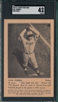 1932 NY Giants PC Carl Hubbell SGC 4