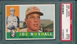 1960 Topps #282 Joe Nuxhall PSA 8