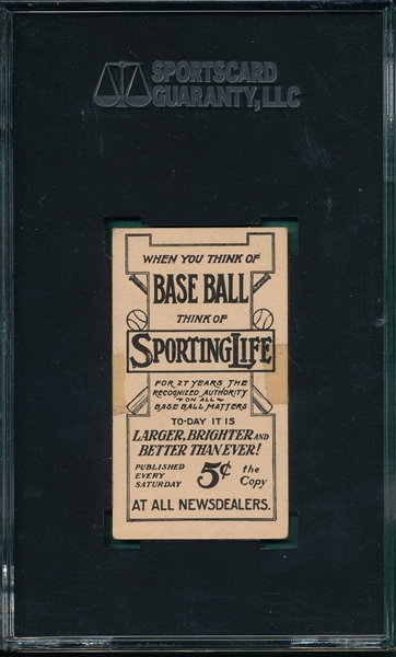 1910-11 M116 Cy Young SGC 20 *Black* 