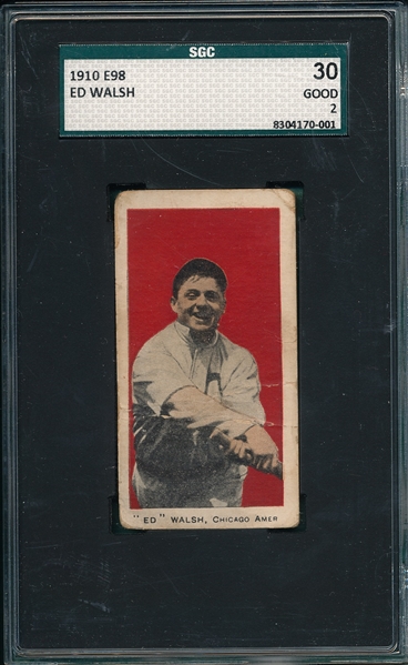 1910 E98 Ed Walsh SGC 30 *Red*