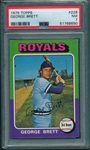 1975 Topps #228 George Brett PSA 7 *Rookie*