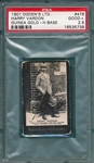 1901 Ogdens Limited, Harry Vardon, Guinea Gold - H Base, PSA 2.5