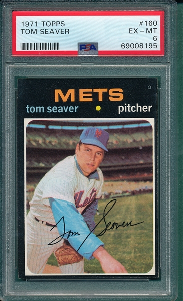 1971 Topps #160 Tom Seaver PSA 6