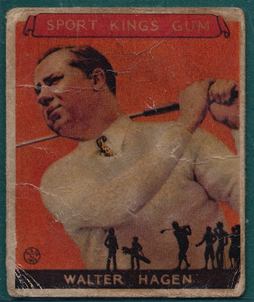 1933 Sport Kings #8 Walter Hagen