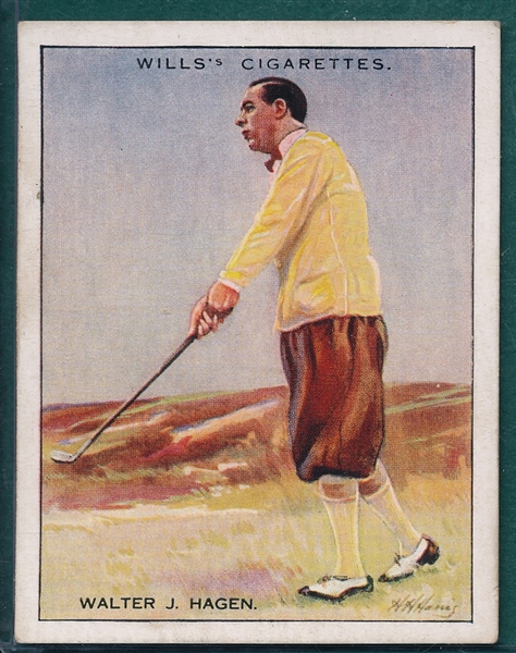 1930 #7 Walter Hagen, W. D. & H. O. Wills 