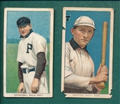 1909-1911 T206 Nichols, Batting & Covaleski, Lot of (2)