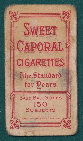 1909-1911 T206 Willis, Portrait, Sweet Caporal Cigarettes