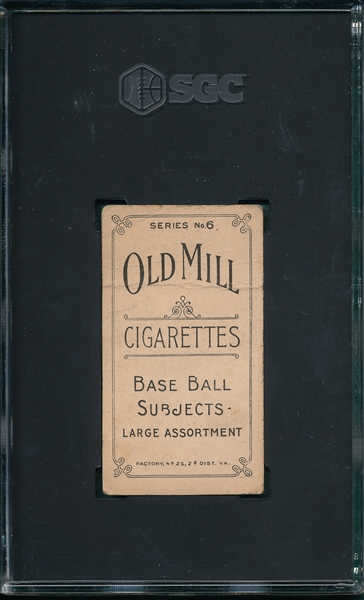 1910 T210-6 Heveron Old Mill Cigarettes SGC 1