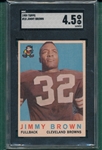 1959 Topps Football #10 Jimmy Brown SGC 4.5