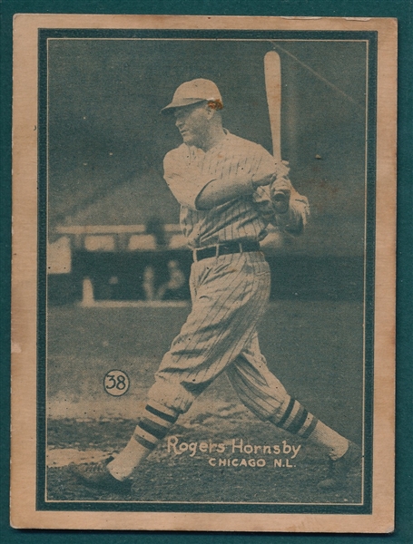 1931 W517 #38 Rogers Hornsby