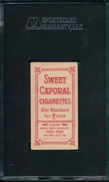 1909-1911 T206 Bell, Follow Through, Sweet Caporal Cigarettes SGC 50