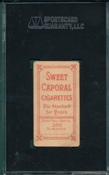 1909-1911 T206 Shannon Sweet Caporal Cigarettes SGC 40