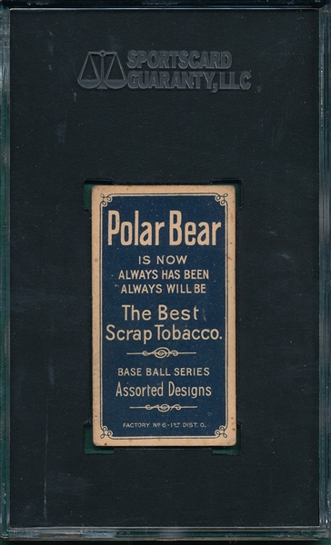 1909-1911 T206 Wright Polar Bear SGC 50 