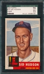 1953 Topps #251 Sid Hudson SGC 70 *Hi #*