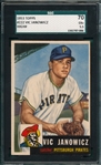 1953 Topps #222 Vic Janowicz SGC 70 *Hi #*