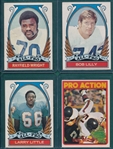 1972 Topps High Numbers Lot of (49) W/ #286 Rayfield Wright