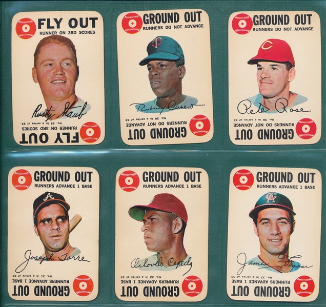 1968 Topps Game Complete Set (33) 