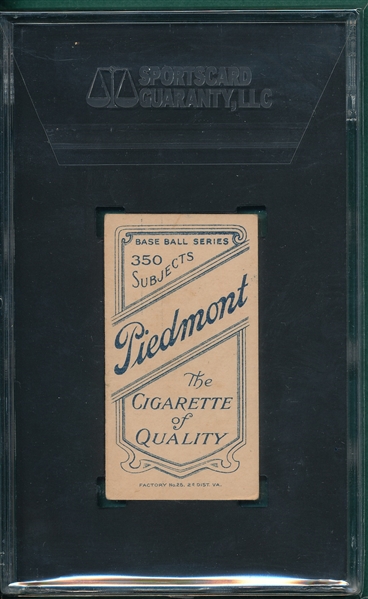 1909-1911 T206 Ritter Piedmont Cigarettes SGC 55