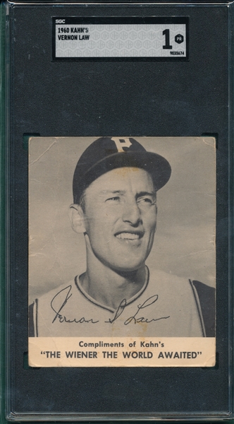 1960 Kahn's Weiners Vernon Law SGC 1