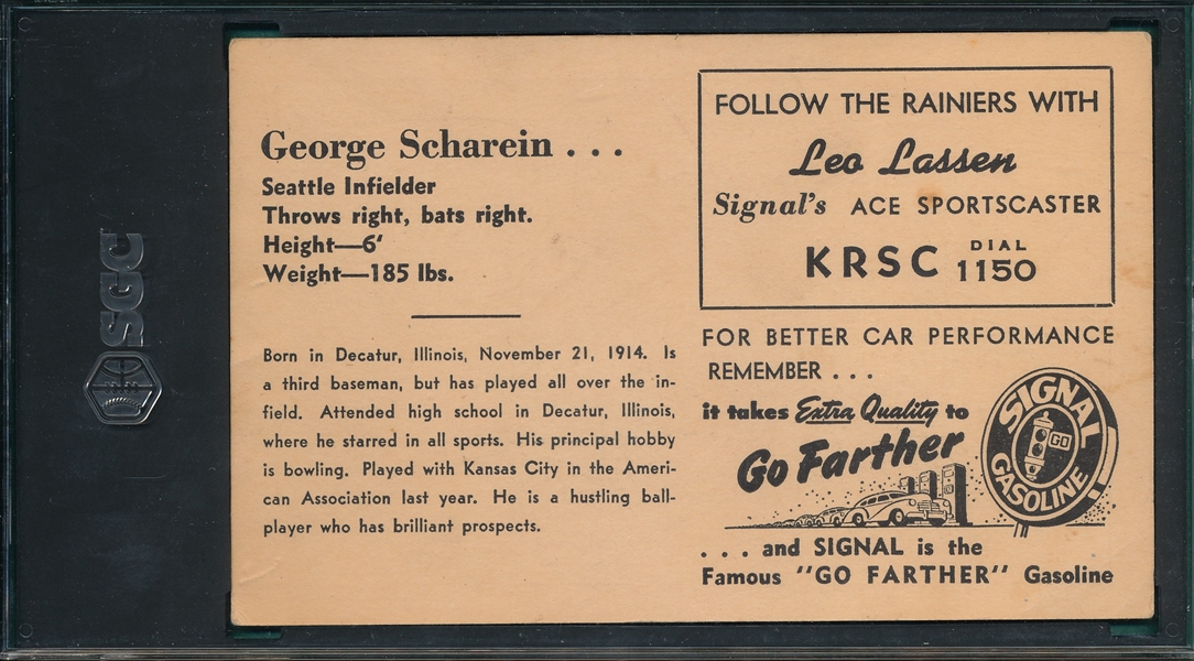 1947 Signal Gasoline Seattle Scharein SGC 1