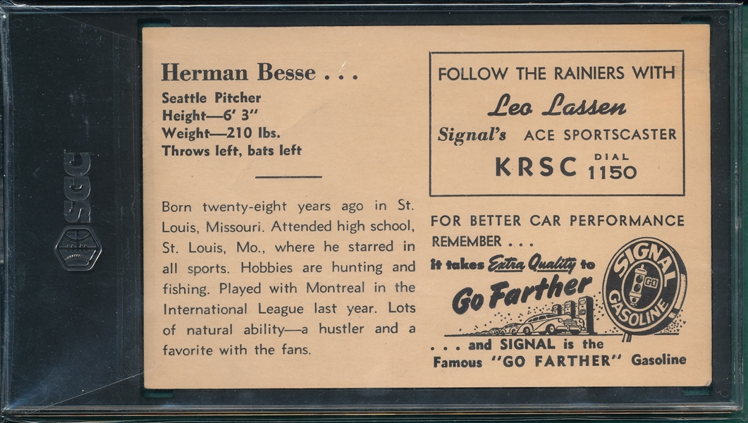 1947 Signal Gasoline Seattle Besse SGC 3