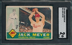 1960 Venezuelan Topps #64 Jack Meyer SGC 2