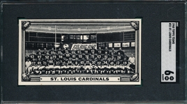 1968 Topps Teams #21 Cardinals SGC 6