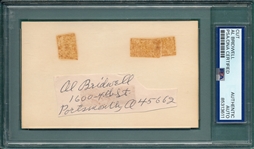 Al Bridwell, Cut Signature, PSA/DNA Authentic