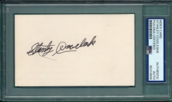 Stanley Coveleskie, Signed Index Card, PSA/DNA Authentic