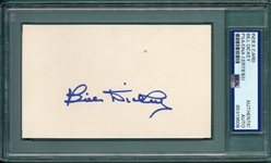 Bill Dickey, Signed Index Card, PSA/DNA Authentic