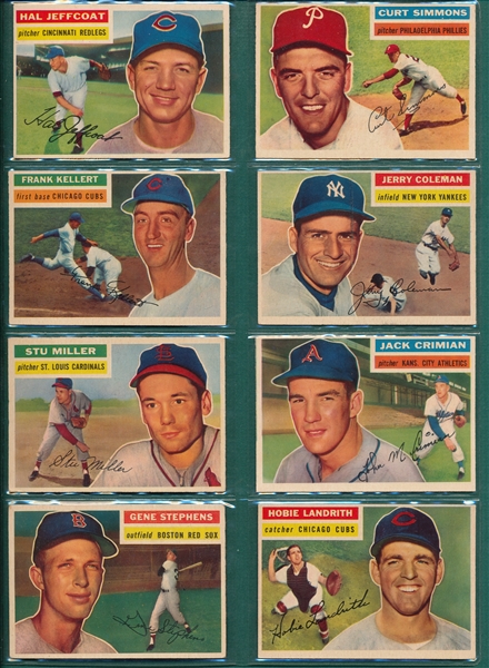 1956 Topps Lot of (24) W/ #316 Coleman