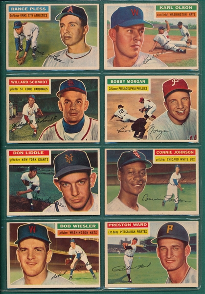 1956 Topps Lot of (24) W/ #316 Coleman