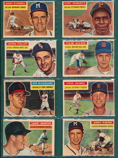 1956 Topps Lot of (24) W/ #316 Coleman