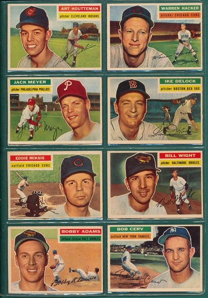 1956 Topps Lot of (24) W/ #280 Gilliam