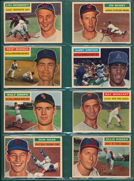 1956 Topps Lot of (24) W/ #177 Bauer