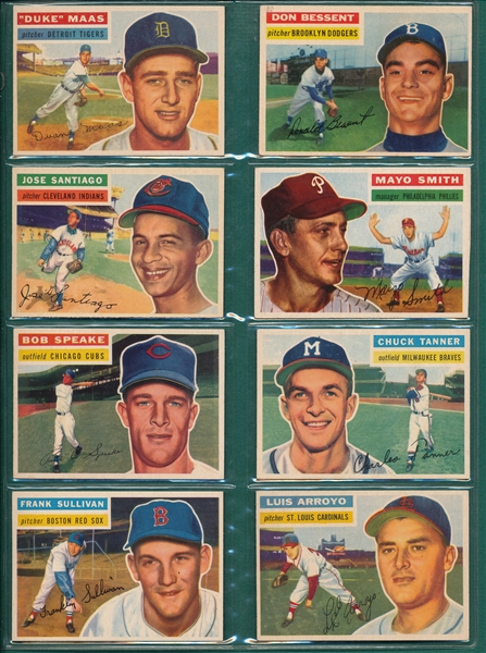 1956 Topps Lot of (24) W/ #190 Furillo