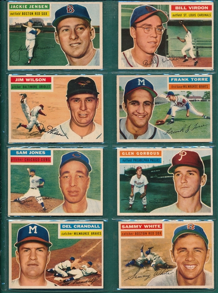 1956 Topps Lot of (24) W/ #257 Thomson