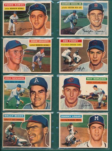 1956 Topps Lot of (24) W/ #340 McDermott