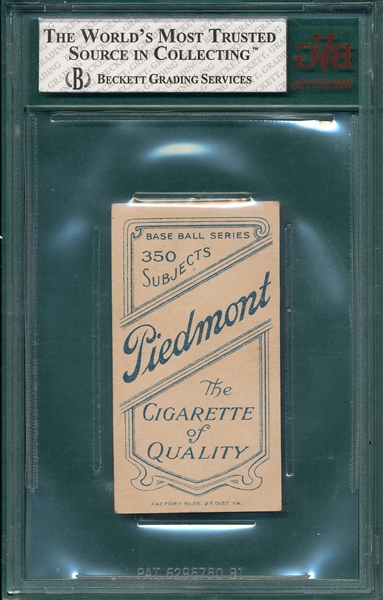 1909-1911 T206 Unglaub Piedmont Cigarettes BVG 5.5