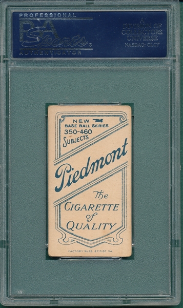1909-1911 T206 Manning, Pitching, Piedmont Cigarettes PSA 3.5