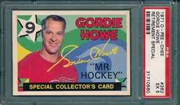 1971 O-Pee-Chee #262 Gordie Howe PSA 5 *Retirement*