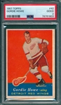 1957 Topps Hockey #42 Gordie Howe PSA 2