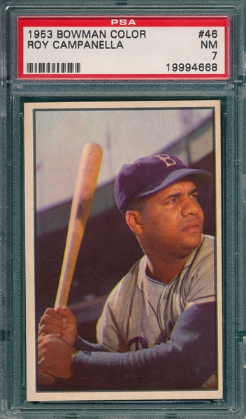 1953 Bowman Color #046 Roy Campanella PSA 7