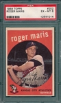 1959 Topps #202 Roger Maris PSA 6