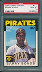 1986 Topps Traded #11T Barry Bonds PSA 10 *Gem Mint* *Rookie*