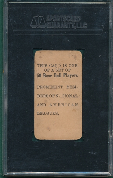 1909 E101 Bob Bescher SGC 30