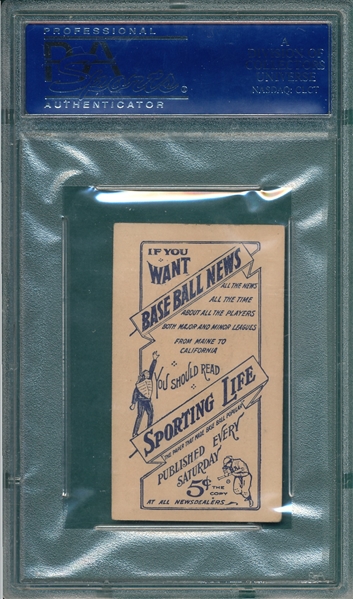 1911 M116 Jack Coombs Sporting Life PSA 5