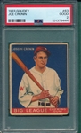 1933 Goudey #63 Joe Cronin PSA 2