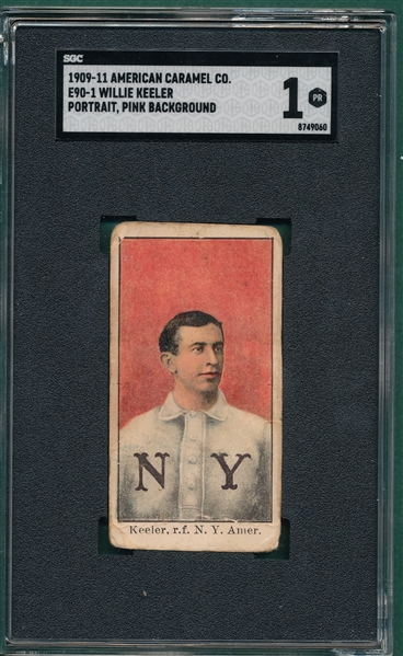 1909-11 E90-1 Keeler, Pink Portrait, SGC 1